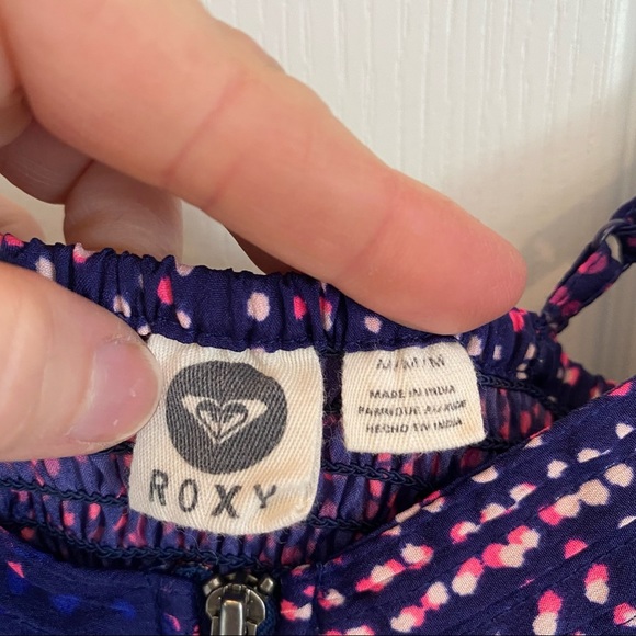 Roxy women’s purple adjustable straps dress size medium - Picture 4 of 8